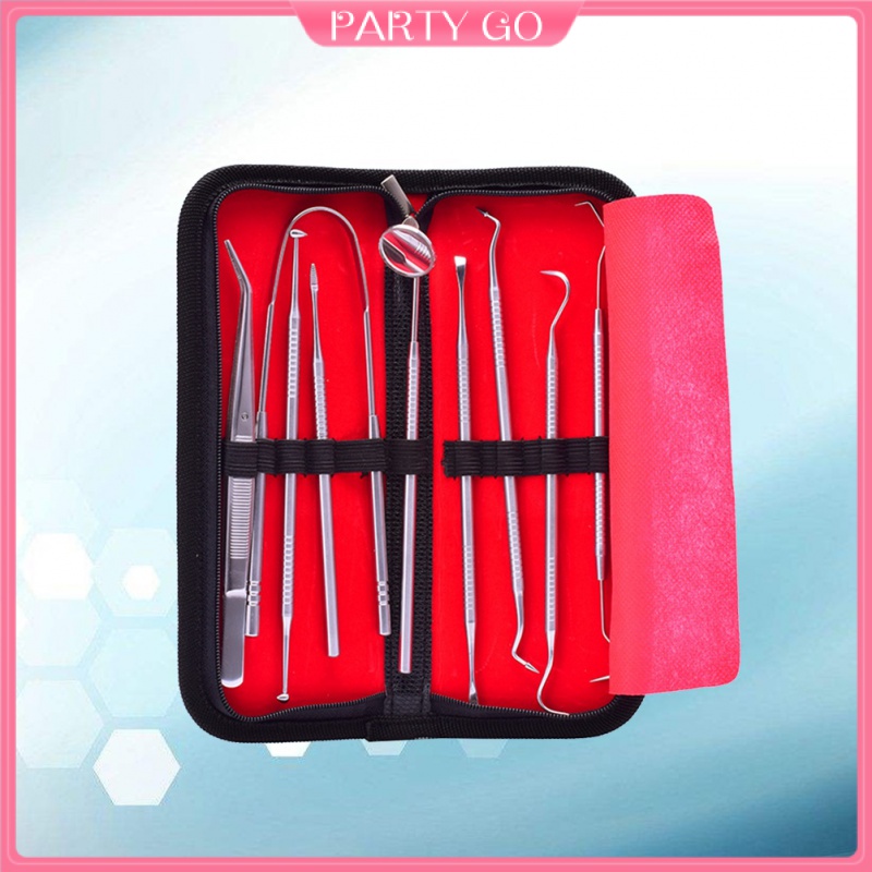 Bộ Dụng Cụ Chăm Sóc Răng Miệng Bằng Thép Không Gỉ Chất Lượng Cao