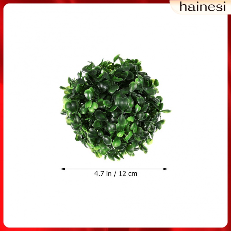 Set 5 Quả Bóng Cỏ Nhân Tạo Bằng Nhựa Dùng Trang Trí Ngoài Trời