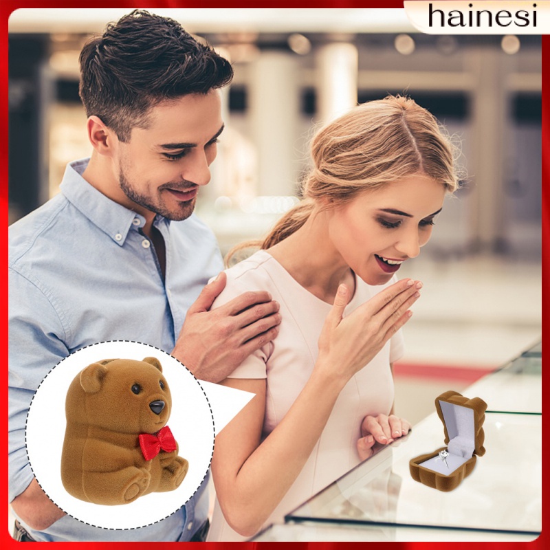 Hộp Đựng Trang Sức Hình Gấu Dễ Thương