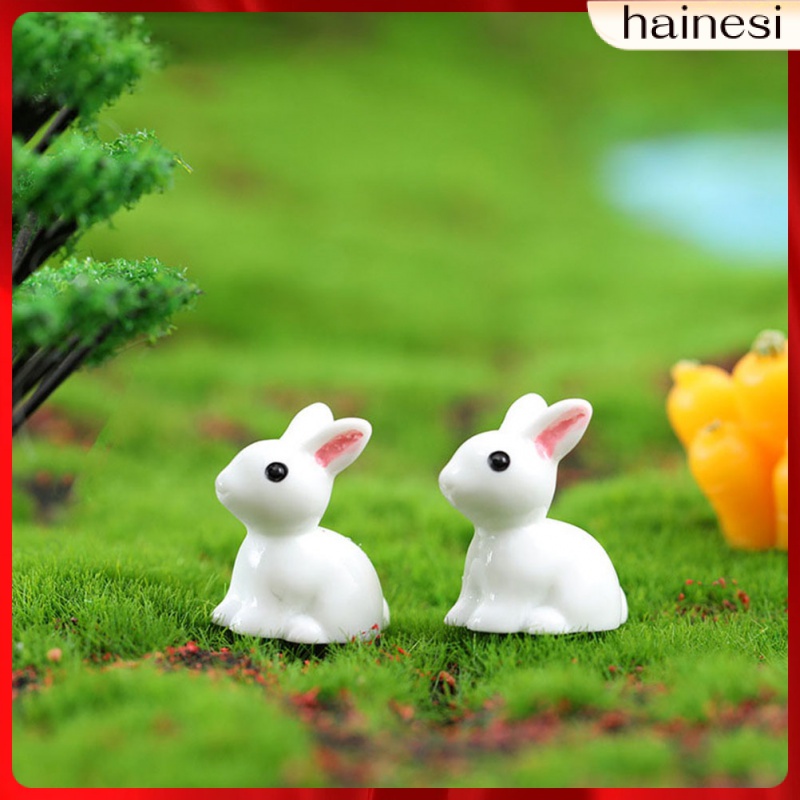 Set 40 Mô Hình Thỏ Mini Trang Trí Bánh Kem