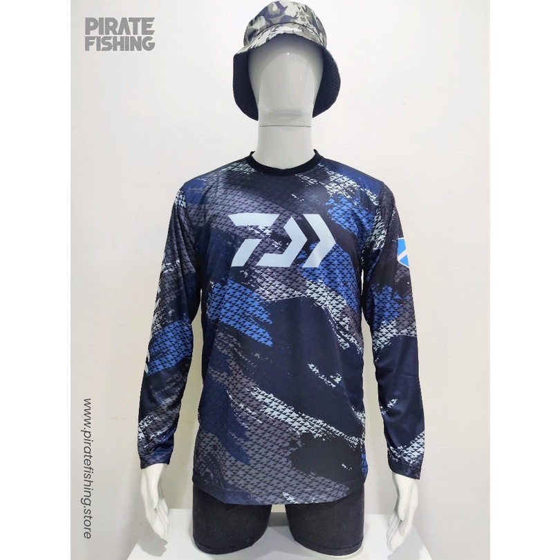 Cửa Hàng Câu Cá Cướp Biển Câu Cá | Baju PANCING DAIWA Phiên Bản Tự Nhiên | Áo Câu Cá DAIWA Phiên Bản Tự Nhiên Chất Lượng Cao