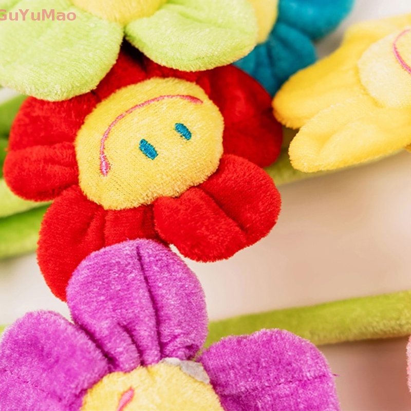 [cxGUYU] Đồ Chơi Rèm Cửa Lông Xù Hình Hoa Hướng Dương Có Khóa Cài Cho Trẻ Em Làm Quà Cưới Tanabata PRTA