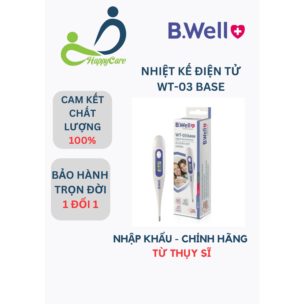 Nhiệt kế điện tử B.Well Swiss WT-03 base