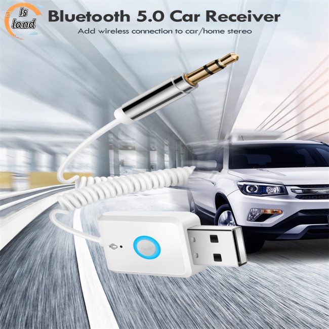 Bộ Chuyển Đổi Âm Thanh Aux Bluetooth 5.0 3.5mm Đa Năng Cho Xe Hơi