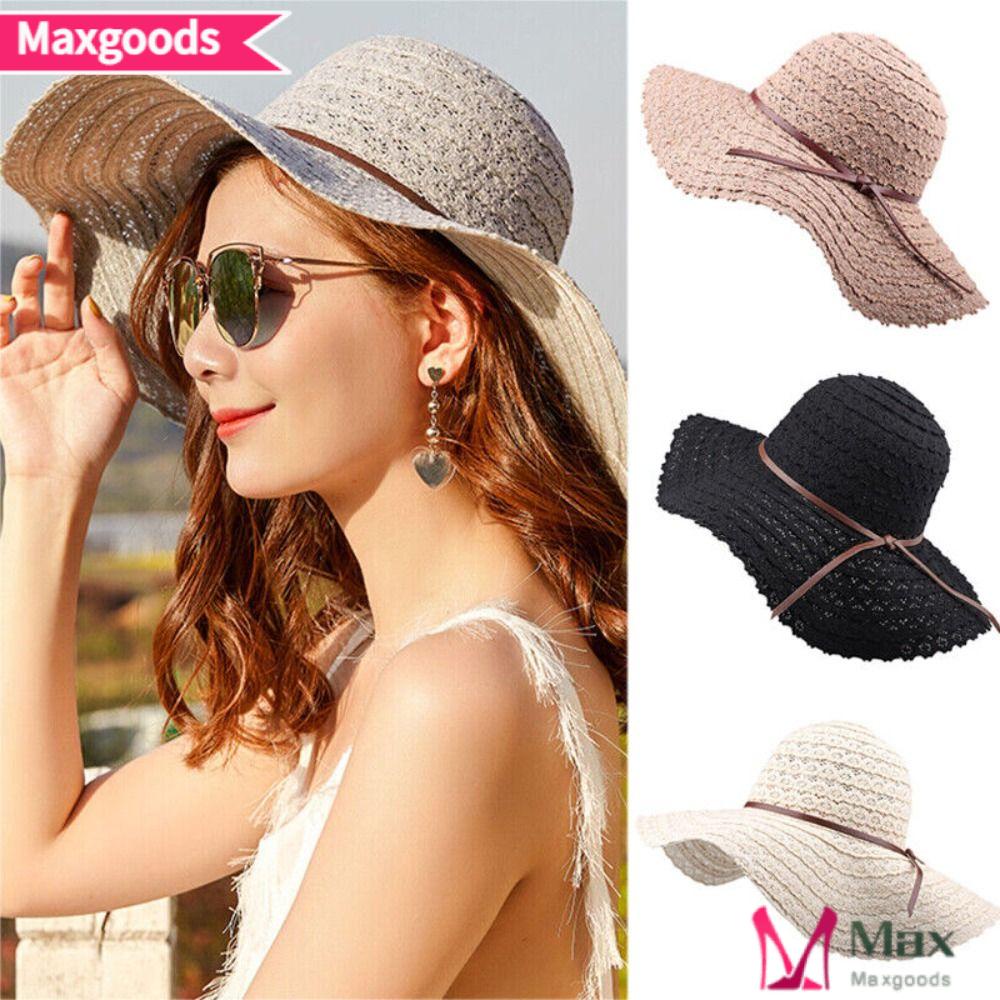Mũ Cói Rộng Vành Chống Nắng Có Thể Gấp Gọn Tiện Dụng