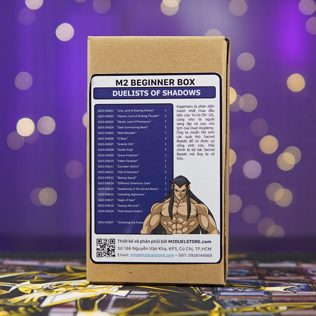 Hộp thẻ bài Yugioh M2 Beginner Box Kagemaru - Unlocking the Power - Speed Duel GX - Chính Hãng M2 DUEL Store