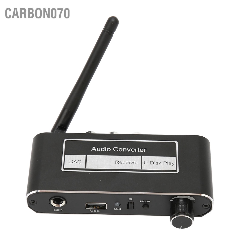Carbon070 Bộ thu âm thanh mini Bluetooth 5.2 Hỗ trợ HiFi điều khiển từ xa U Disk chuyển đổi lossless để giải trí