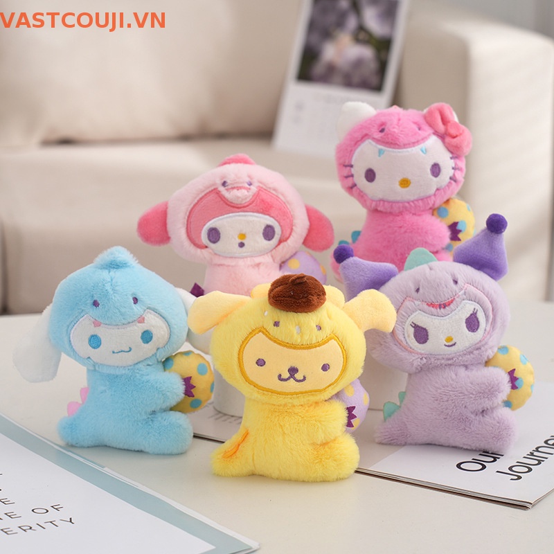 Móc Khóa Hình Mèo Nhồi Bông Kuromi Dễ Thương