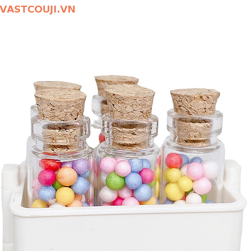 Mô Hình Bình Kẹo Mô Phỏng VASTJI Có Nút Chặn Dùng Trang Trí Nhà Búp Bê DIY
