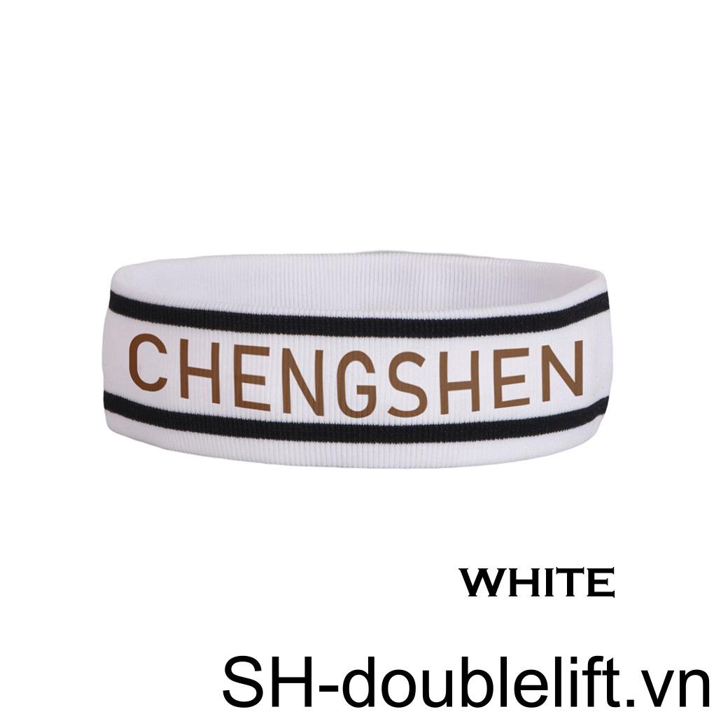 Băng Đô Quấn Đầu Vải Cotton Co Giãn Chống Trượt In Chữ Phong Cách Thể Thao Cho Nam