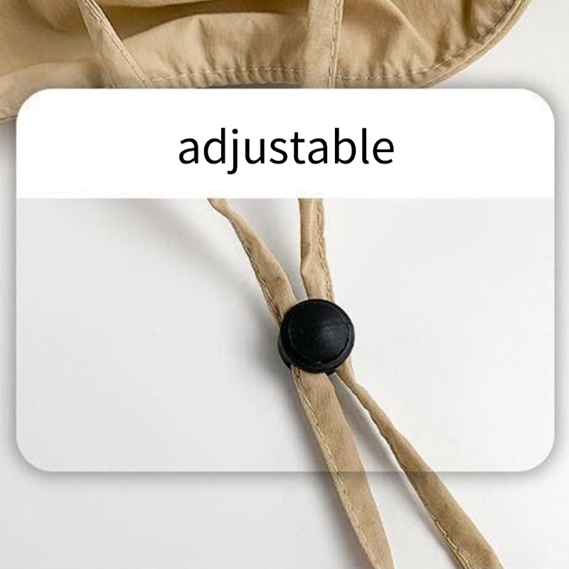 Nón Bucket Vành Rộng Chống Tia UV Có Thể Điều Chỉnh Kích Thước Dành Cho Thanh Thiếu Niên