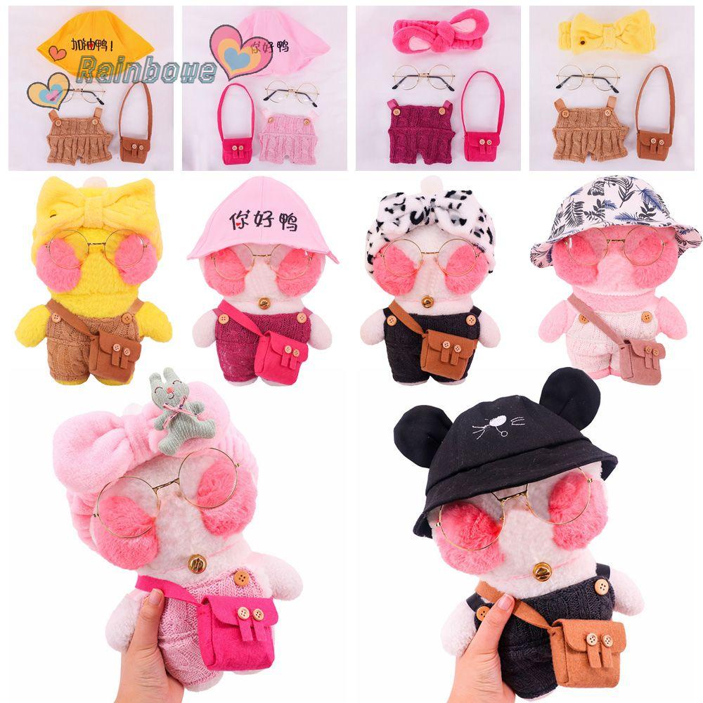 Phụ Kiện Quần Áo Hình Chú Vịt Màu Cầu Vồng Dễ Thương DIY