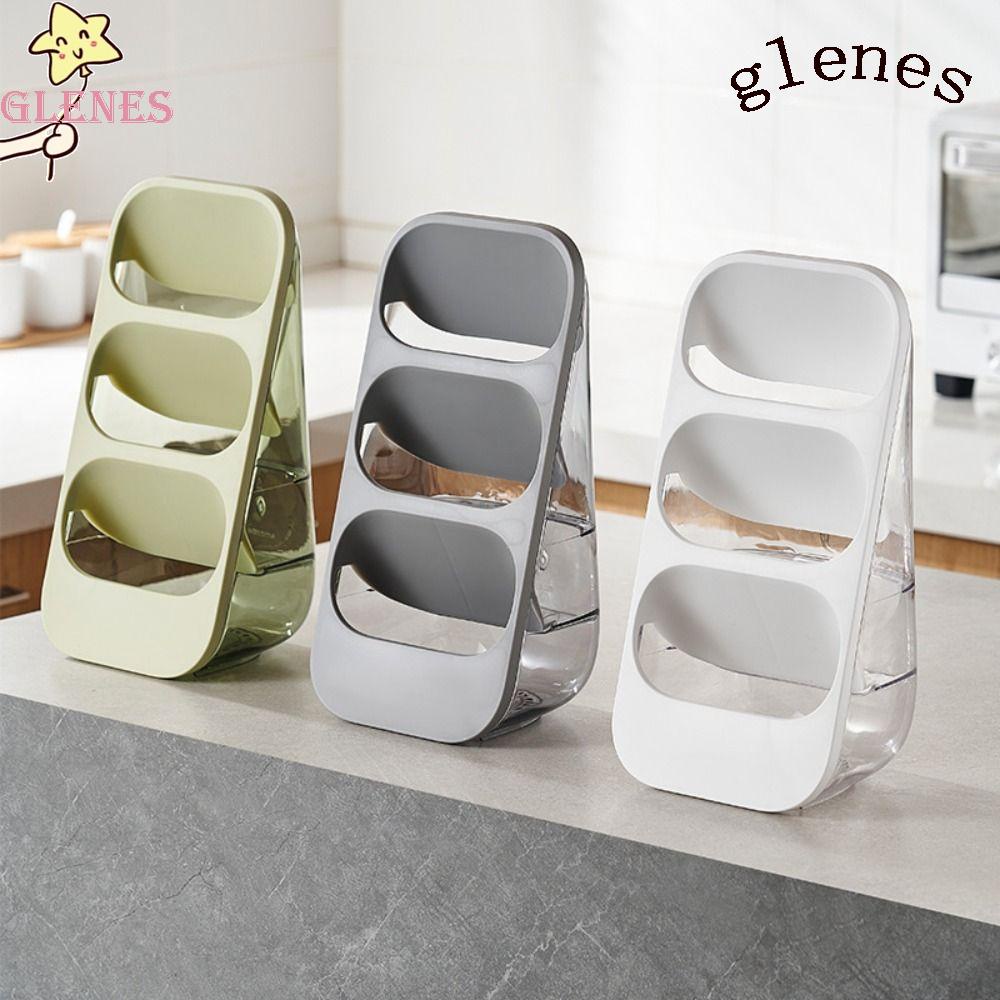 Ống Đựng Đũa 3 Tầng Chia Ngăn Bằng Nhựa PP Thoát Nước