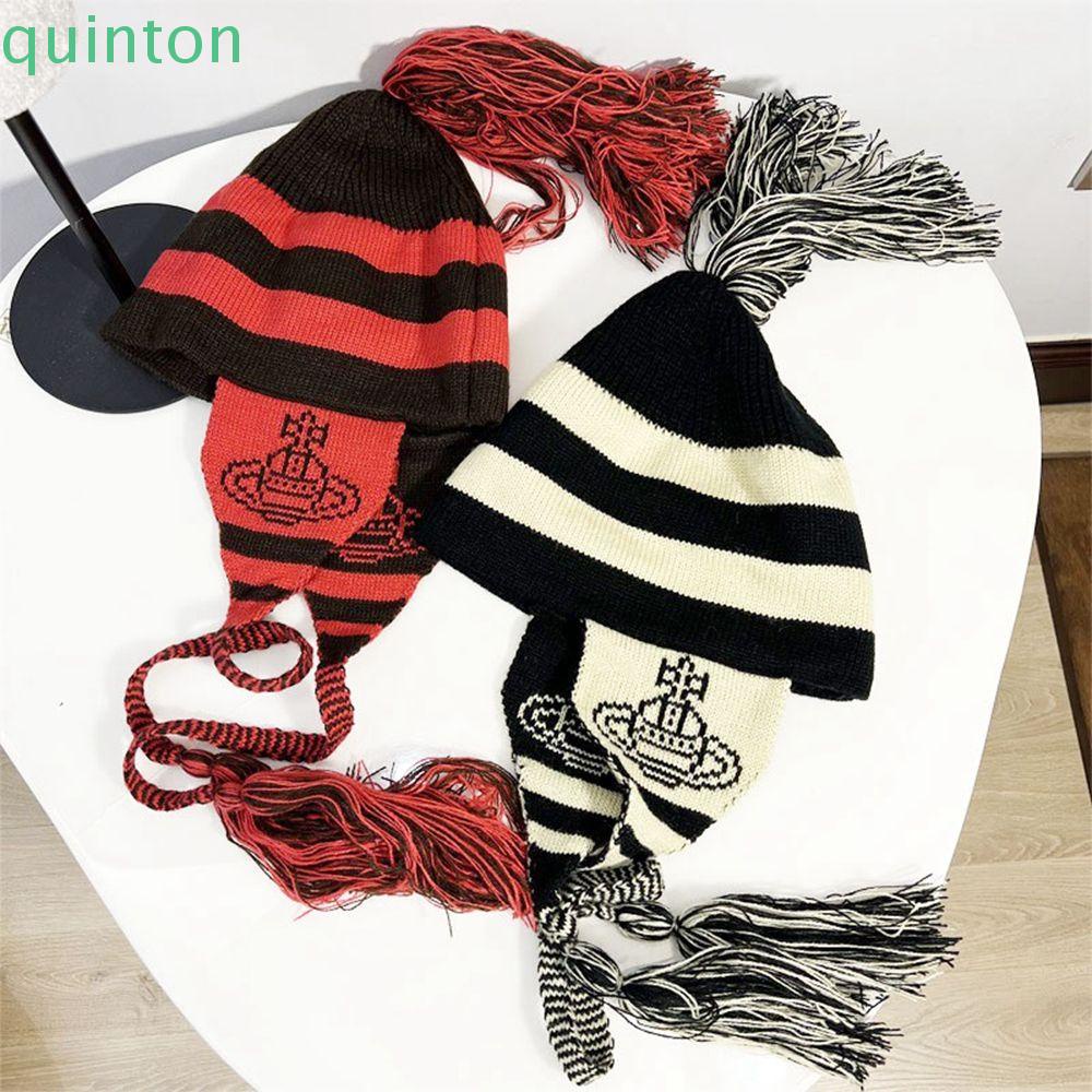 Mũ Len Beanies Họa Tiết Anime Okazaki Dễ Thương Bảo Vệ Tai Thời Trang Thu Đông Dành Cho Bạn Nữ