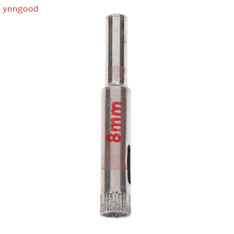 (YGD) 10 Chiếc Mũi Khoan Kim Cương 8mm Khoan Lỗ Khoan Kính Đá Hoa Cương 5 / 16 &quot;