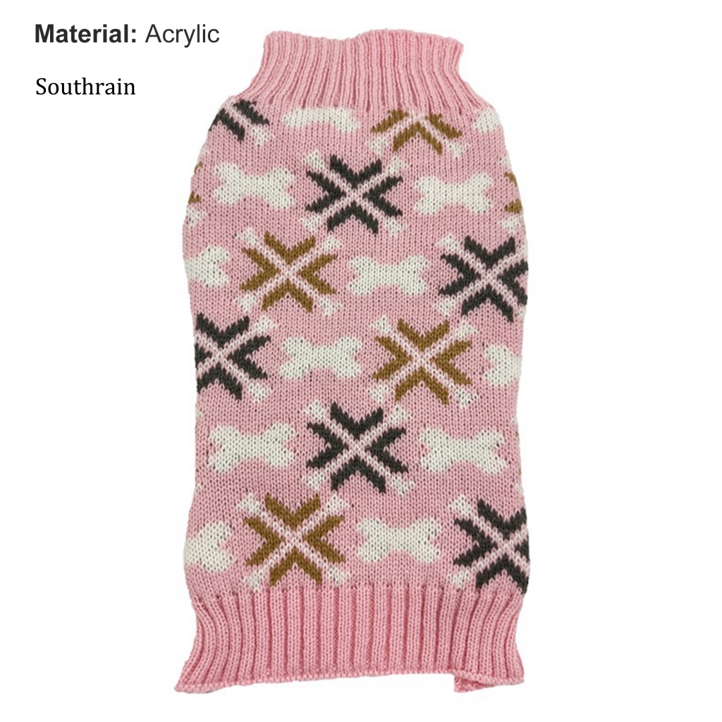 Áo Sweater Dệt Kim Mềm Mại In Họa Tiết Xương Người Hóa Trang Cho Mèo Cưng