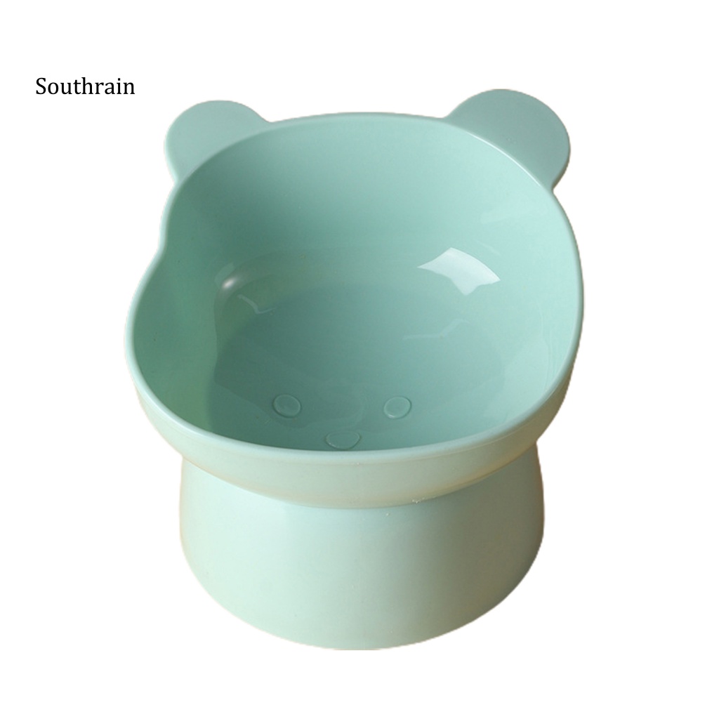 Tô Đựng Thức Ăn Cho Thú Cưng Chống Rơi Vỡ Chống Thấm Nước Hình Gấu Nghiêng