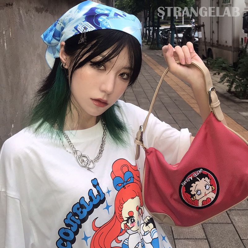 Sản Phẩm Tốt Tốt Túi Nhỏ Đeo Dưới Cánh Tay Phong Cách Retro Mỹ Miss BB Local Mát Mẻ ins