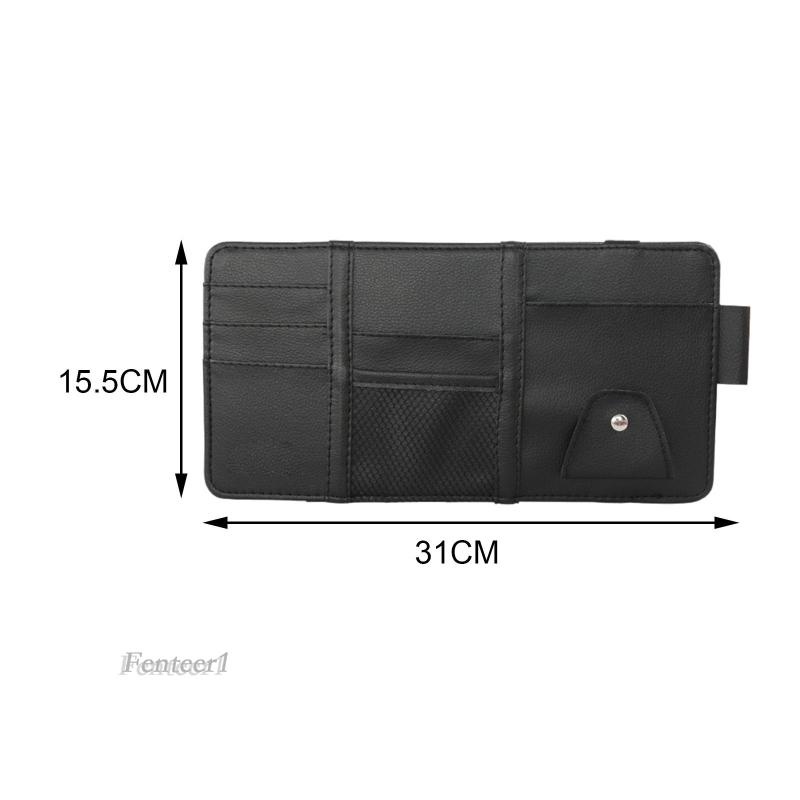 Túi Đựng Tài Liệu Màu Đen Có Khóa Kéo Fenteer1 Cho Xe Hơi