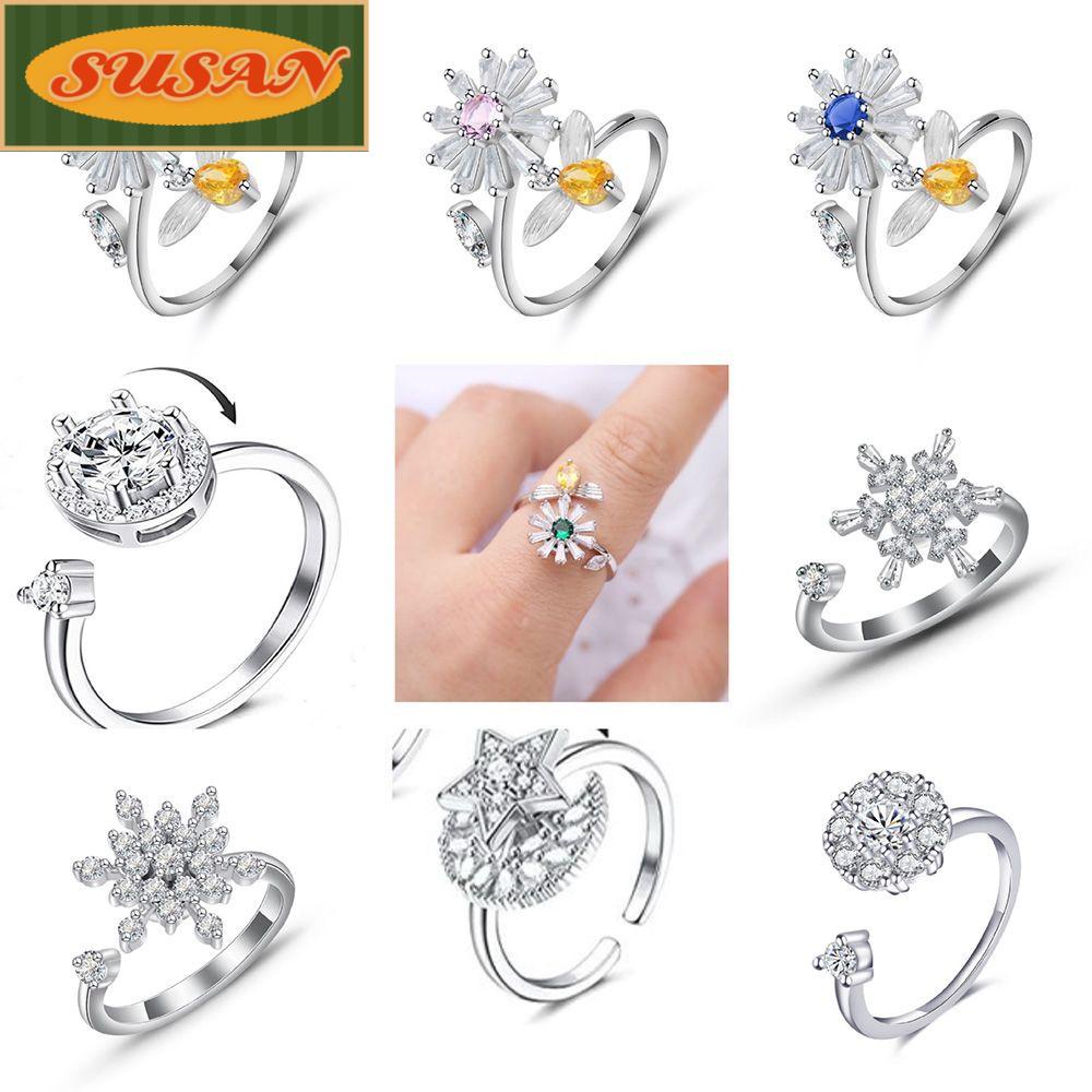 Nhẫn Xoay SUSANS Sáng Tạo Có Thể Điều Chỉnh Kích Thước