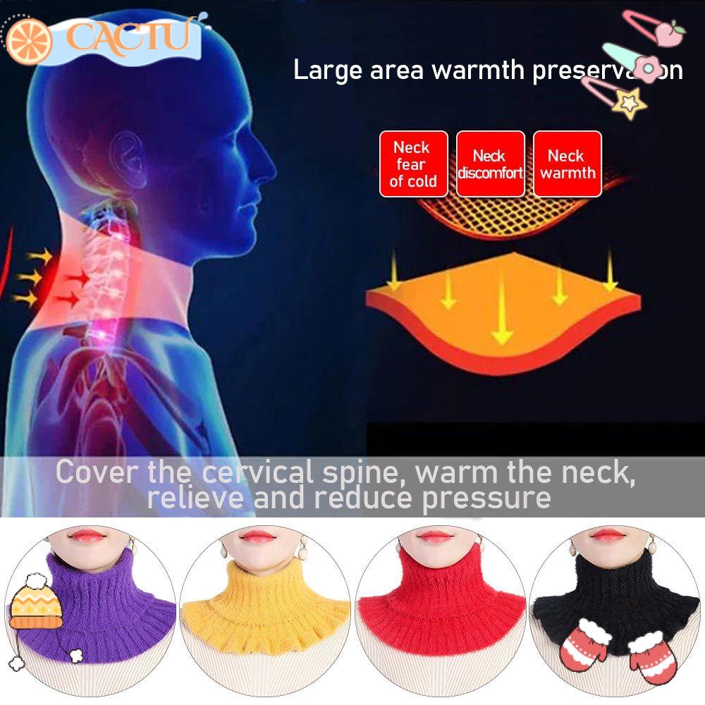 Cổ Áo Giả Chống Gió Ấm Áp Có Thể Tháo Rời Phối Tai Gỗ Thời Trang