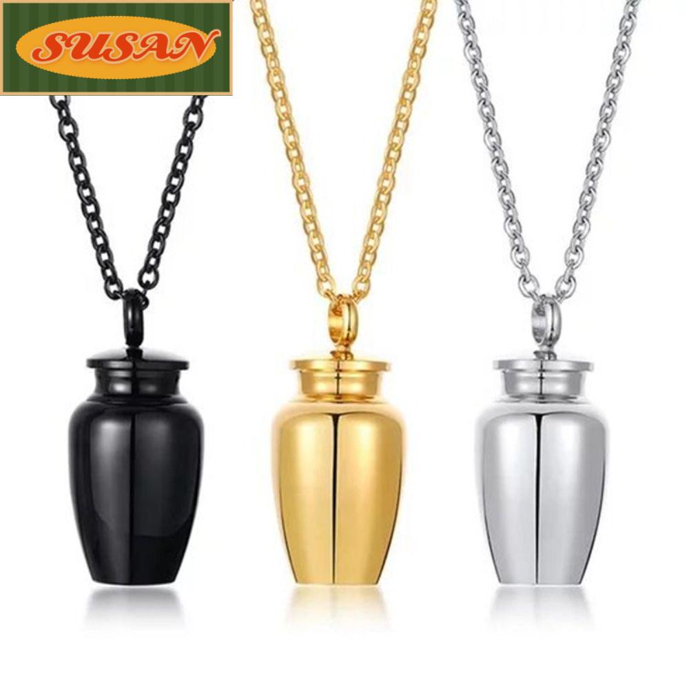 Vòng cổ Mặt Lọ Điều Ước Bằng Thép Không Gỉ Thời Trang