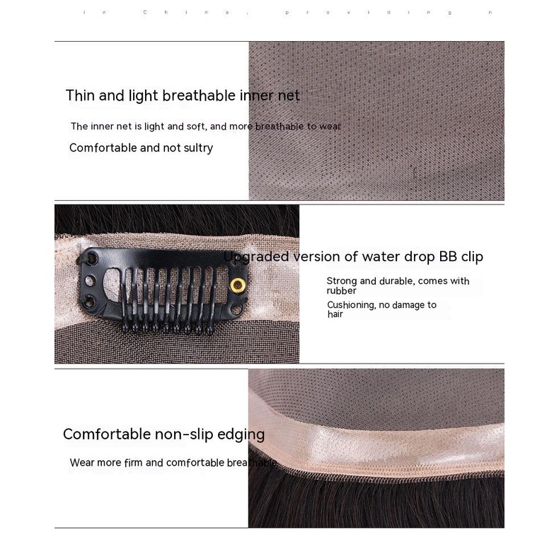 Khối Thay Thế Cho Đầu Nam Giới Bằng Vải Dệt Tay Ngắn