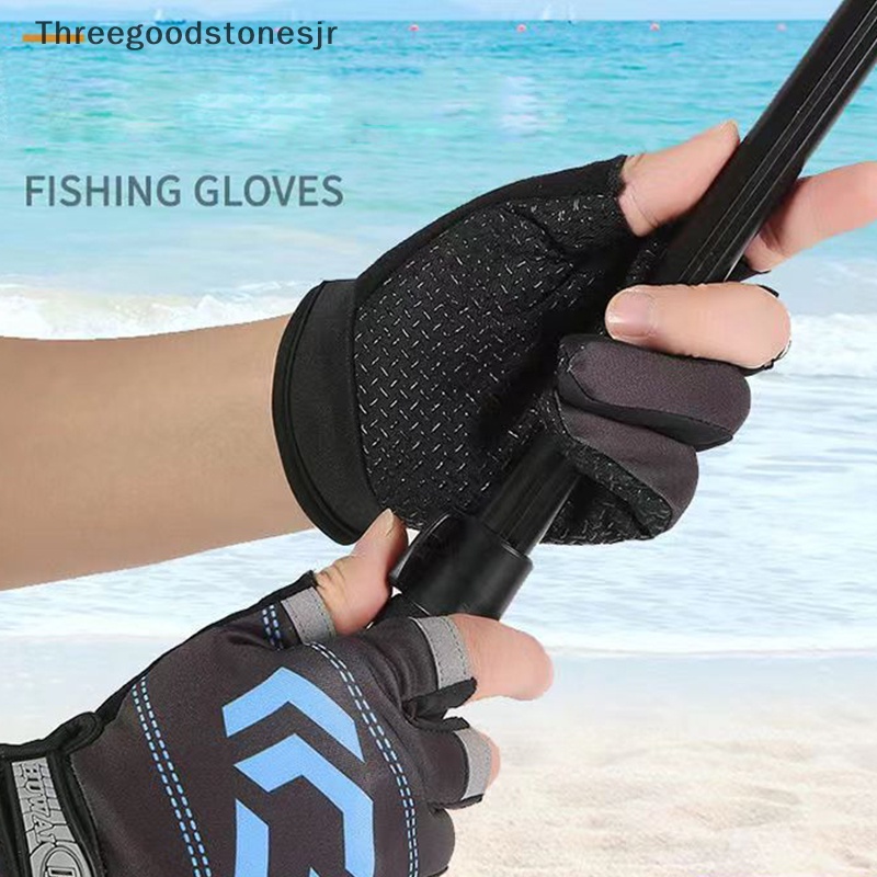 Găng Tay Hở Ngón Chống Trượt Thoáng Khí Cho Nam JR