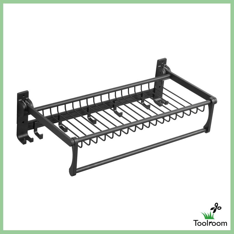 Giá Treo Khăn Có Móc Treo Đa Ứng Dụng Cho Nhà Bếp Nhà Tắm