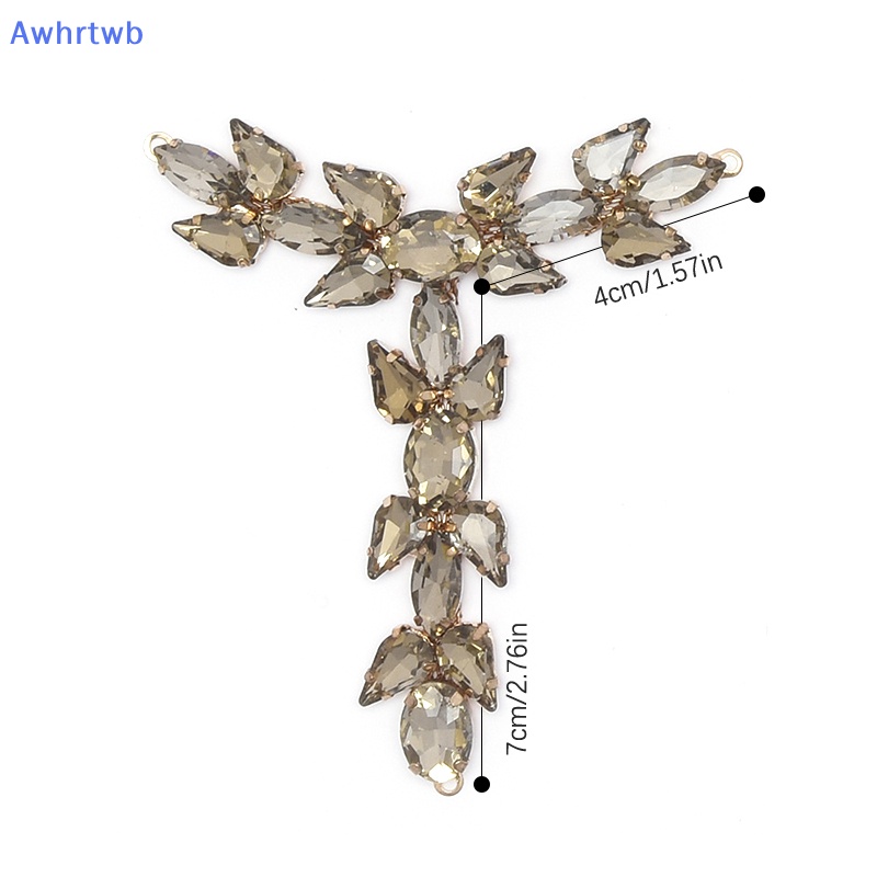 1 Cặp Đầu Nối Dây Xích Đính Đá Trang Trí Bikini / Đi Biển DIY Mới