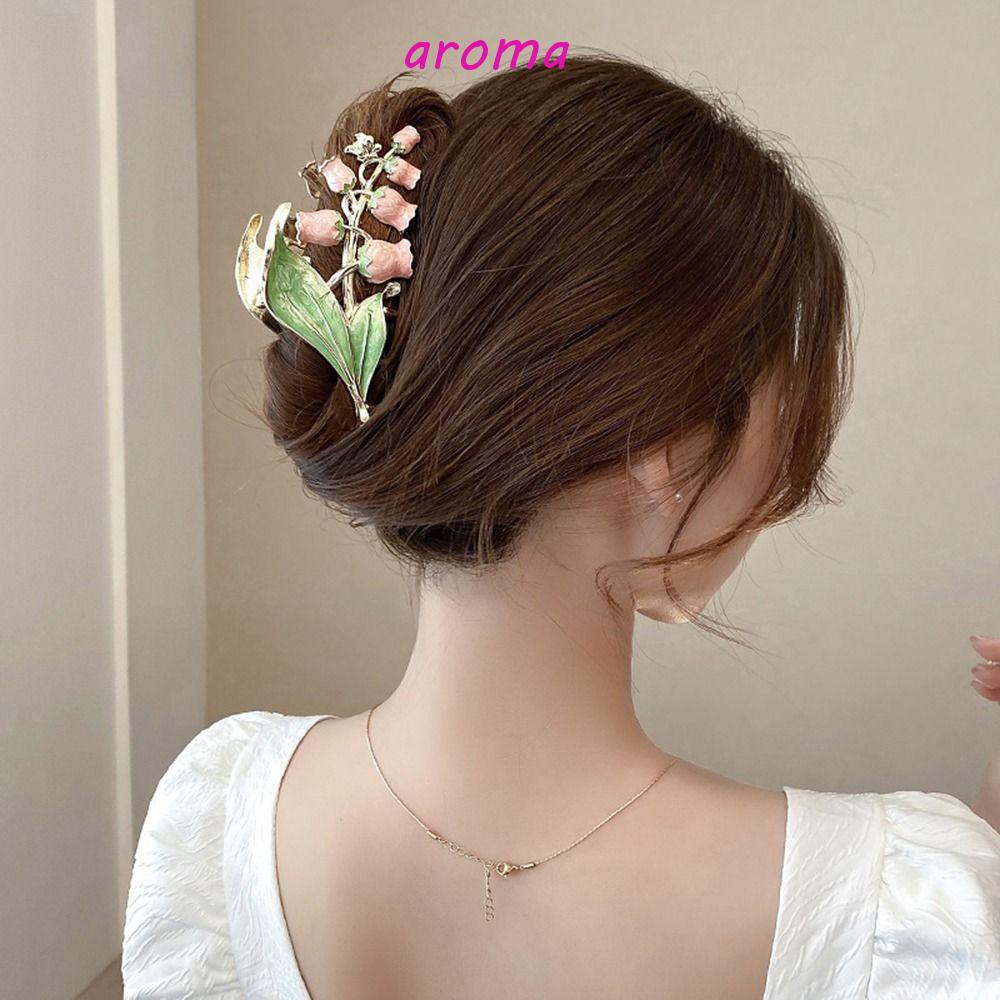 Kẹp Tóc Đuôi Ngựa Hình Hoa Phong Cách Hàn Quốc Thời Trang Cho Nữ