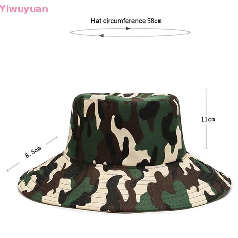 < Yiwuyuan > Mũ Chống Nắng Vành Rộng Thoáng Khí Họa Tiết Rằn Ri Đi Biển Câu Cá Ngoài Trời Mùa Hè Mới