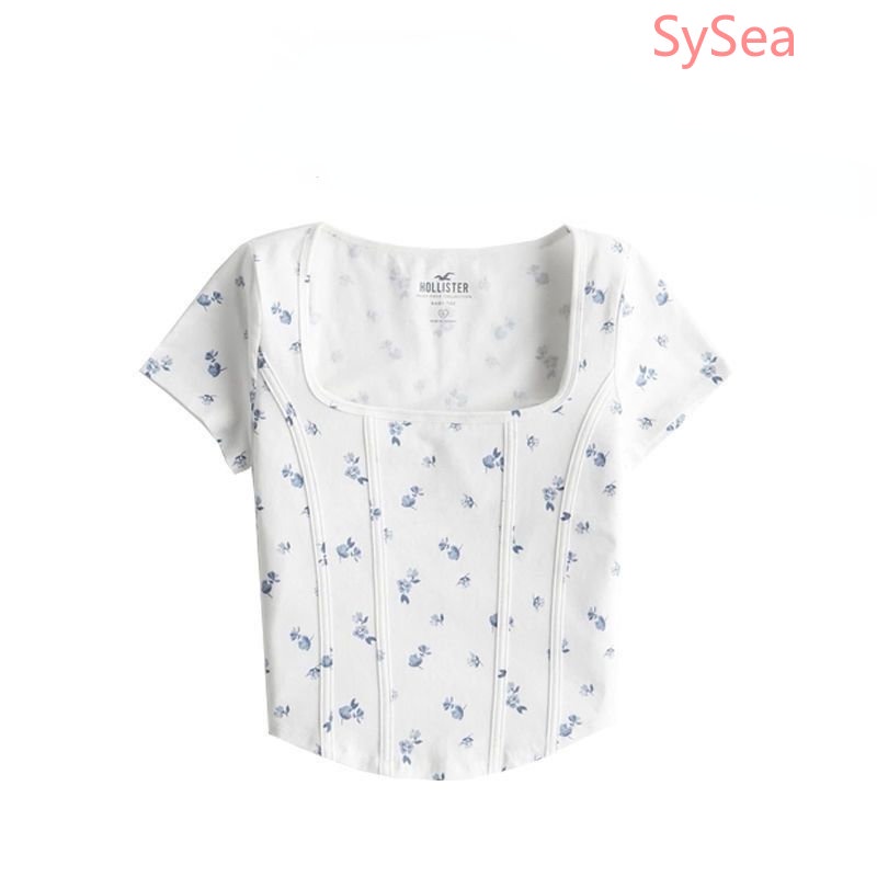 Áo Kiểu Tay Ngắn Dáng Ôm Trẻ Trung Quyến Rũ Dành Cho Nữ