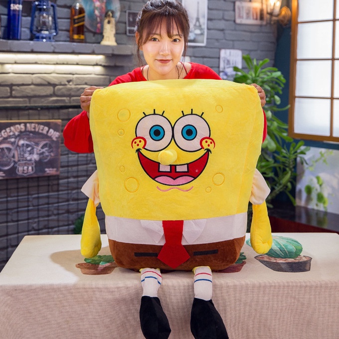 Thú Nhồi Bông Pattaya Hình SpongeBob Dễ Thương Cho Bé