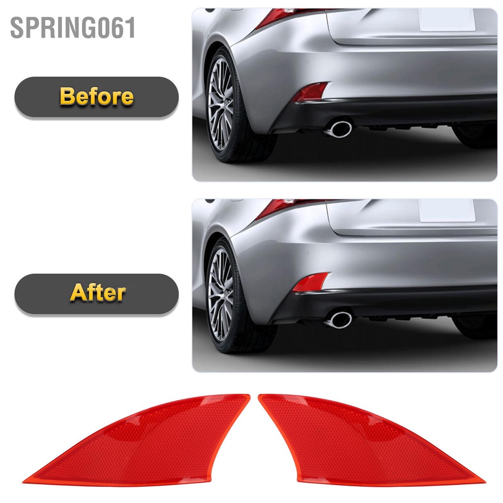 Spring061 Phản Quang Cản Sau Không Thấm Nước Colorfast Đỏ Dải Mạnh Phù Hợp Với IS200t IS250 IS300 IS350