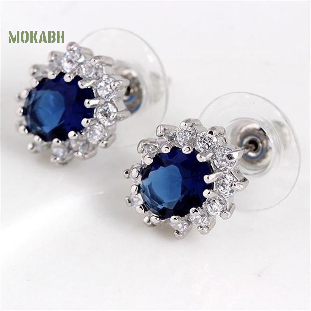 Vòng cổ Đính Đá Sapphire Nhân Tạo Thời Trang Cho Cuộc Sống Hàng Ngày
