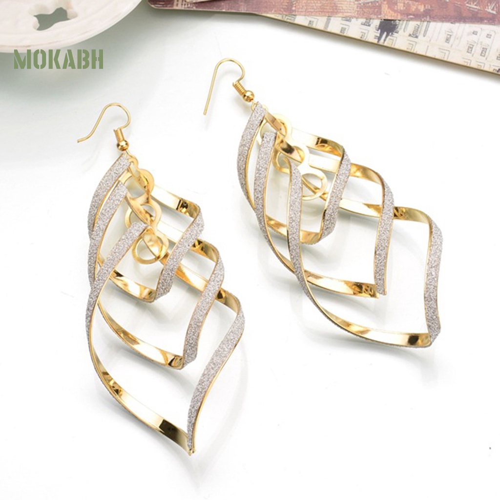 Bông Tai Kim Loại Thân Thiện Với Da Thời Trang