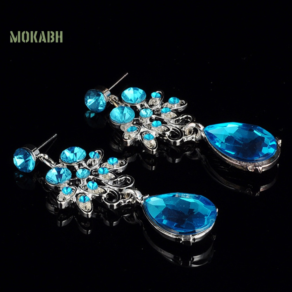 Bộ Vòng cổ + Bông Tai HìNh BướM ĐíNh Đá Xinh XắN