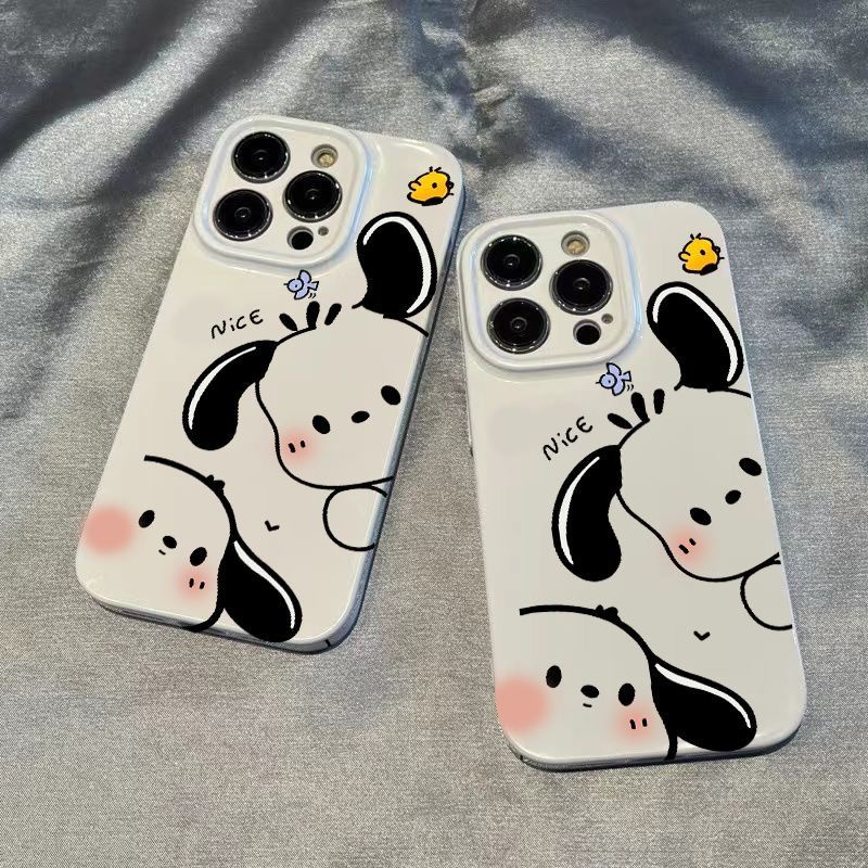 Ốp Điện Thoại Cứng Siêu Mỏng 12 Pacha Dog Cho iPhone13 14Pro11 JD8M