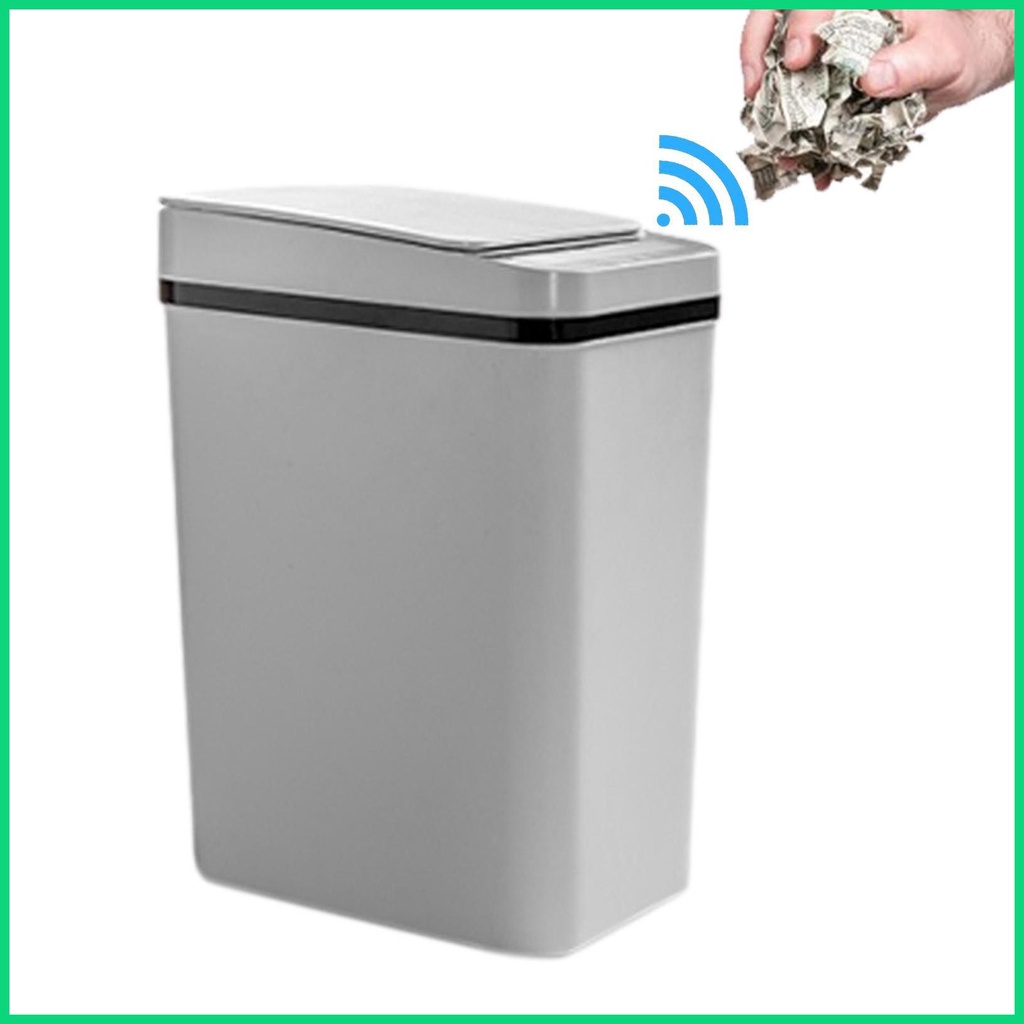 Thùng Rác Thông Minh Cảm Ứng Chuyển Động 12L Có Nắp Chống Nước