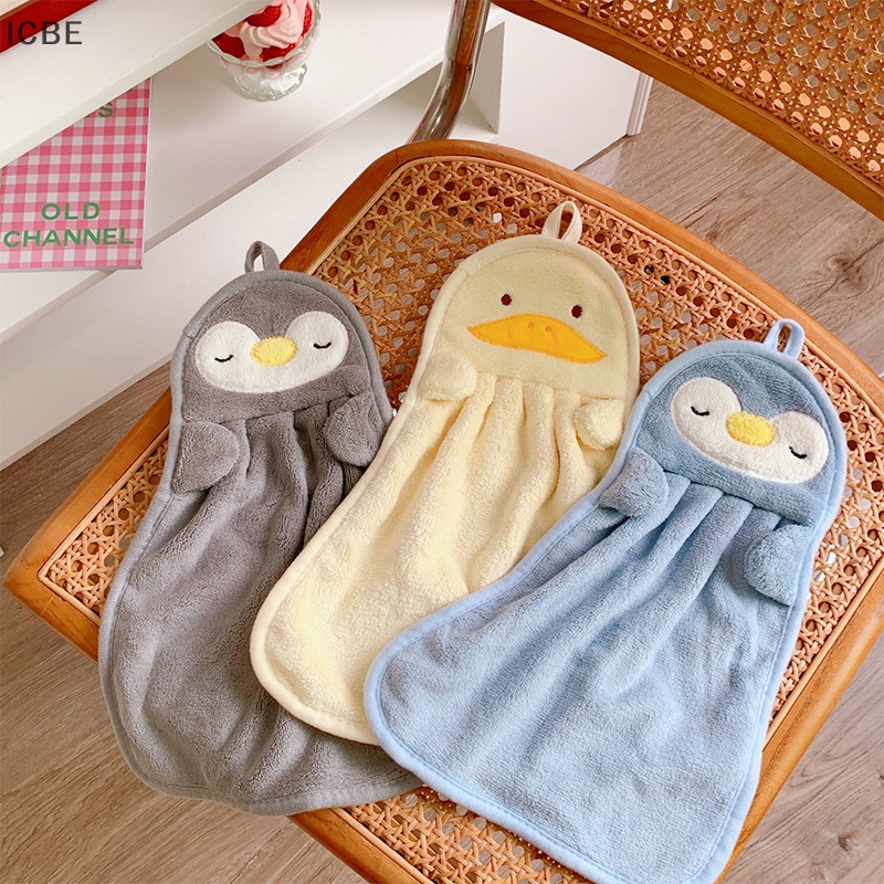 Khăn Lau Chén Dĩa Thấm Hút Tốt In Hình Chim Cánh Cụt Vịt Vịt Chim Cánh Cụt Đáng Yêu Tiện Dụng Cho Nhà Bếp / Phòng Tắm