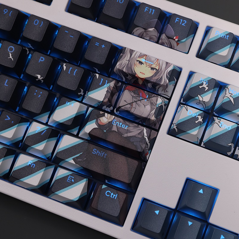 Kashima Keycaps Cherry Profile Anime Antai Collection PBT Dye Sub Bàn Phím Cơ Keycap