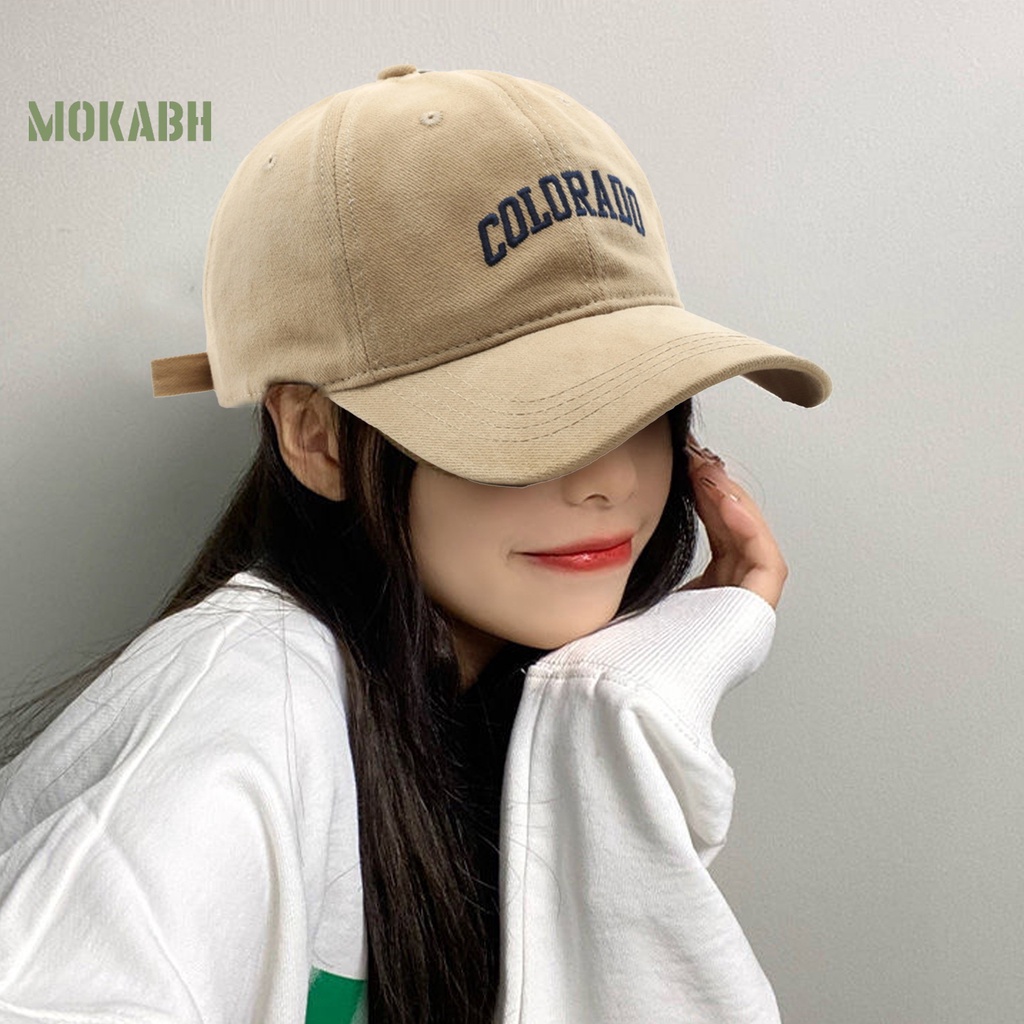 Mũ Lưỡi Trai Thêu Chữ Chống Tia UV Thoáng Khí Thời Trang Cho Nam Và Nữ