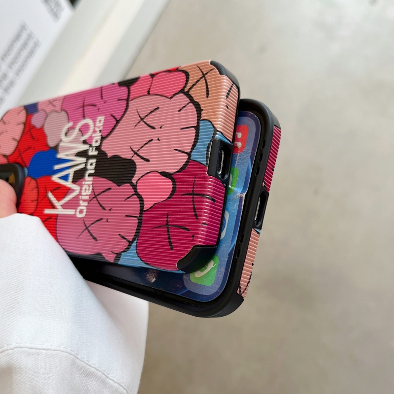 Ốp Điện Thoại TPU Mềm Chống Trượt Chống Sốc In Hình KAWS Cho iPhone 14 Pro Max 13 12 11 Pro X XS XR 7 8 Plus SE Sự Bảo Vệ