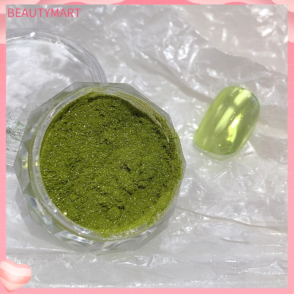 1 Hộp Bột Trang Trí Móng Tay Hiệu Ứng Màu Sắc Tươi Sáng Không Mùi