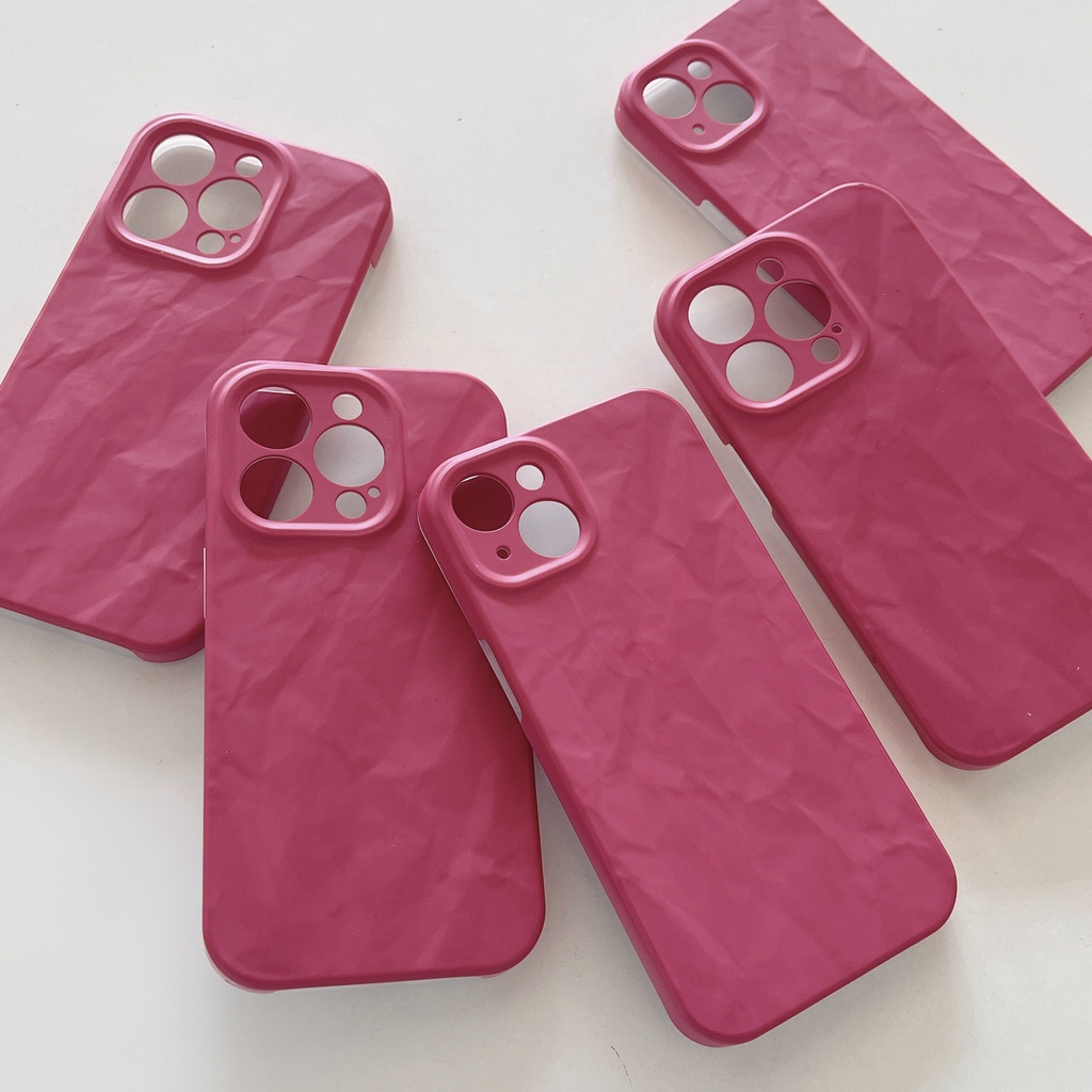 Ốp Điện Thoại Nhựa PC Cứng Chống Sốc Màu Bưởi Đơn Giản Cho iPhone 14 13 12 11 PRO MAX