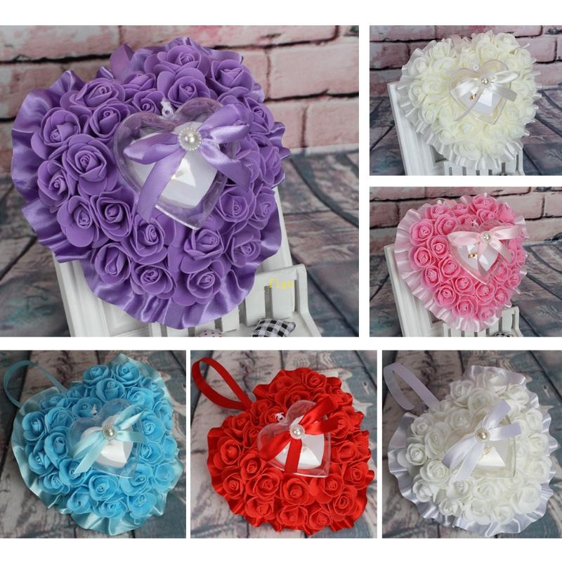 Flgo Giá Đỡ Trưng Bày Trang Sức Hình Trái Tim Bằng Vải Mềm Phong Cách Vintage Thanh