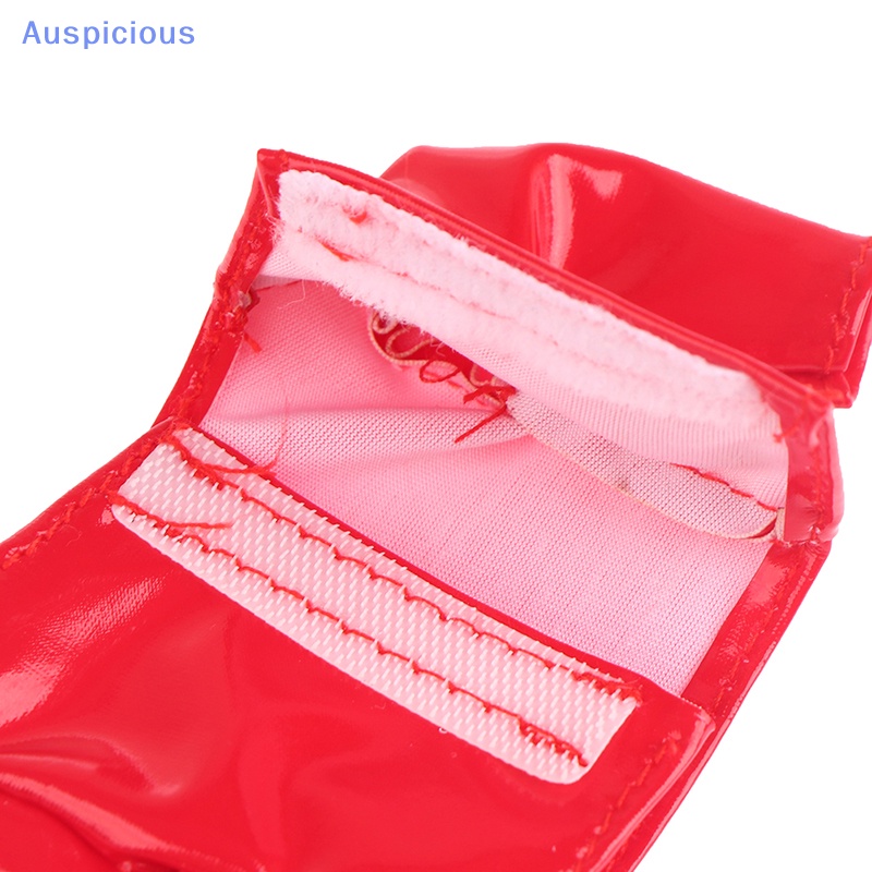 Váy Da PU Ngắn Tay Xinh Xắn Cho Búp Bê 29cm