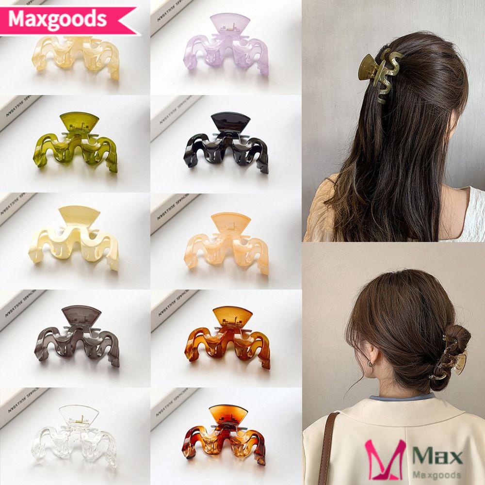 MAXG Set 2 Kẹp Tóc Đuôi Ngựa Thời Trang Cho Nữ