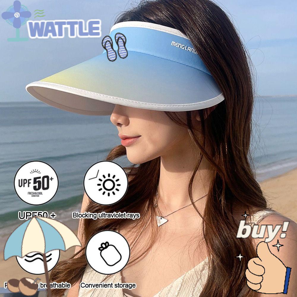 Mũ Rộng Vành Hở Chóp Chống Tia UV Thời Trang Đi Biển Mùa Hè